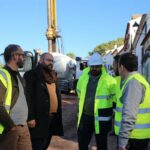 Obras de estabilización de un talud en El Bosque