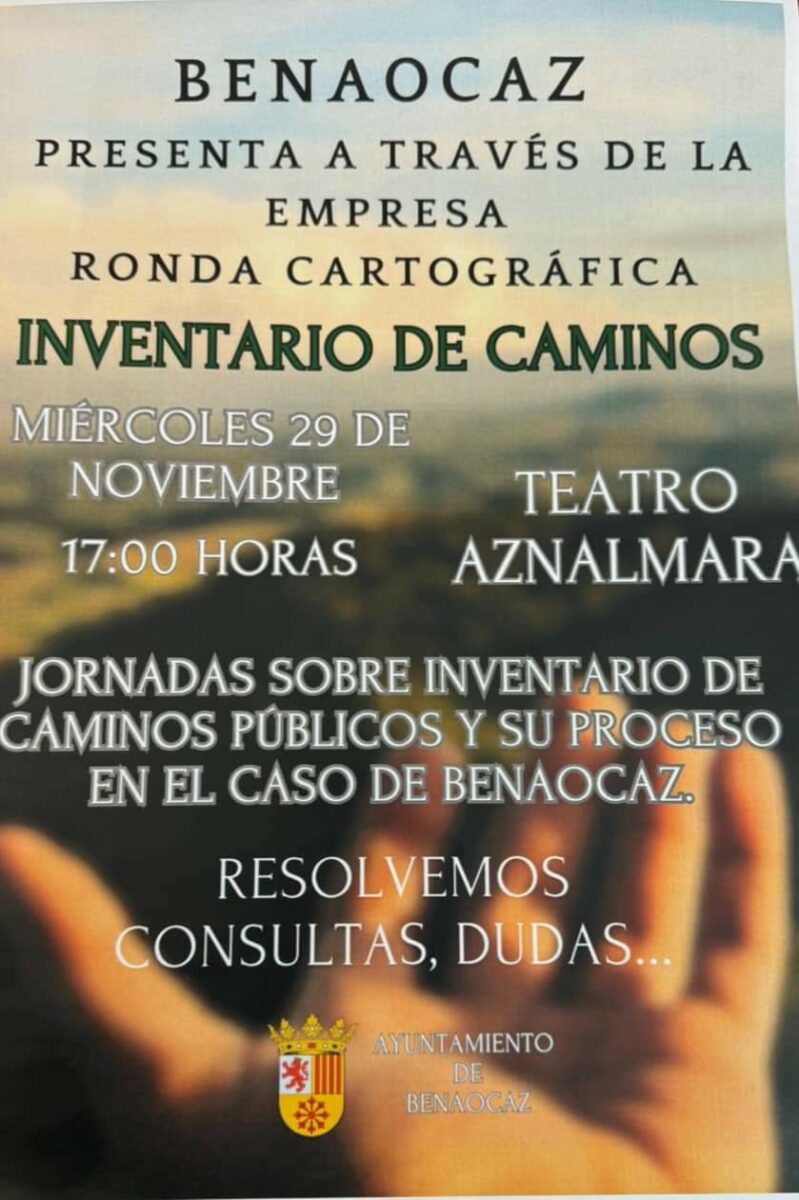 Cartel del acto.