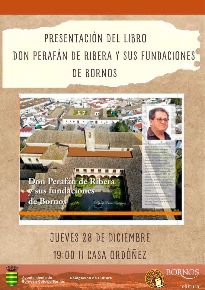 Cartel de la presentación del libro.