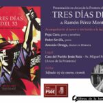 Pérez Montero presenta en Arcos su libro Tres días del 33