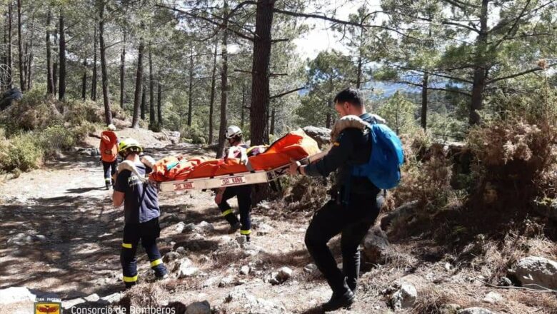 Rescatada una senderista lesionada en El Pinsapar