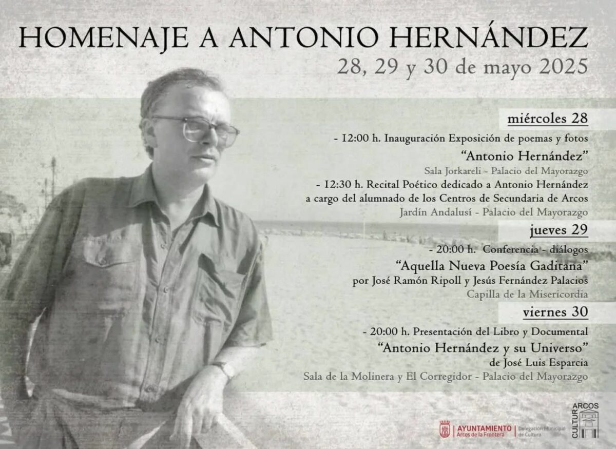 Homenaje al poeta arcense Antonio Hernández