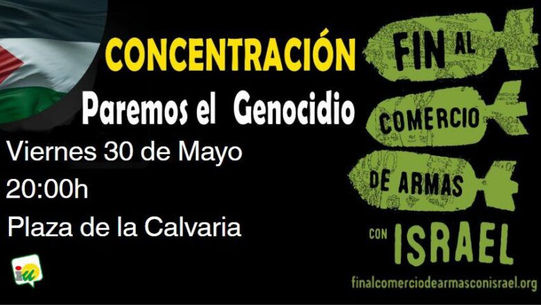 <i>Paremos el genocidio</i>: concentración de protesta en Bornos