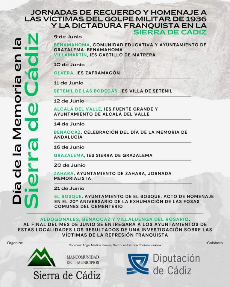 Jornadas de memoria histórica en la Sierra de Cádiz