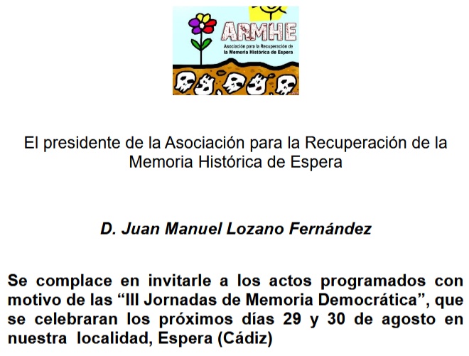 Invitación.
