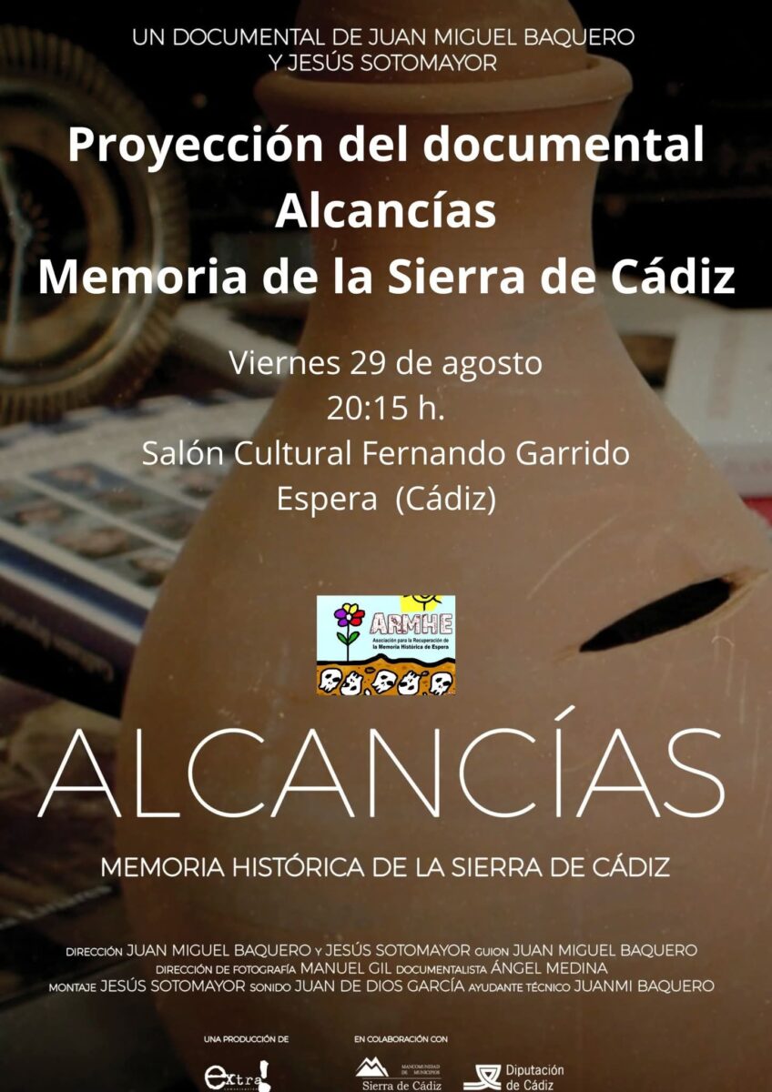 Cartel de la proyección.