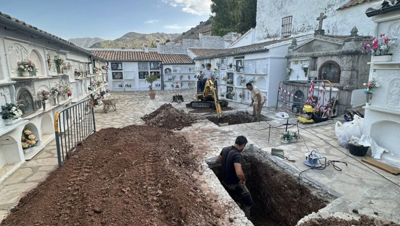 Localización de fosas comunes en el cementerio de Benaocaz