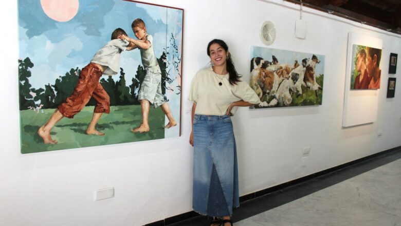 Duerme, duerme la niña loba: exposición de pintura, dibujo y escultura de Ángela Rodríguez Álvarez en Olvera