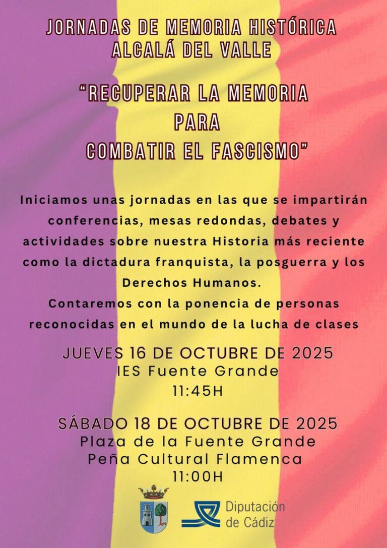 Alcalá del Valle: recuperar la memoria para combatir el fascismo