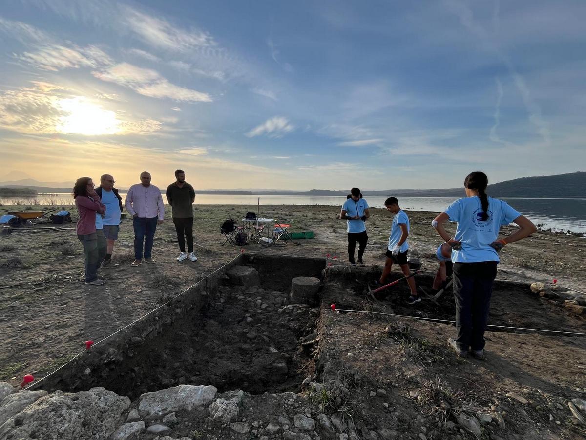 Zona de excavación.