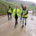 Supervisión de daños en carreteras de la Sierra por el temporal