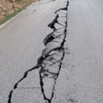 Deslizamiento en la carretera de Alcalá del Valle