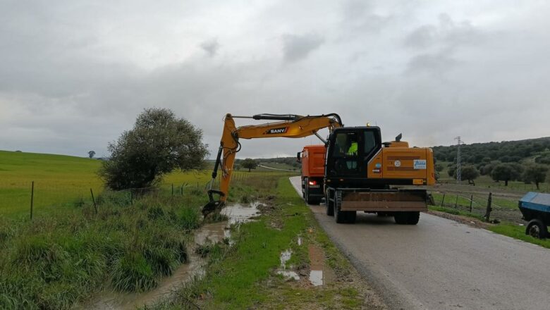 Cortes de carretera en la Sierra por el temporal