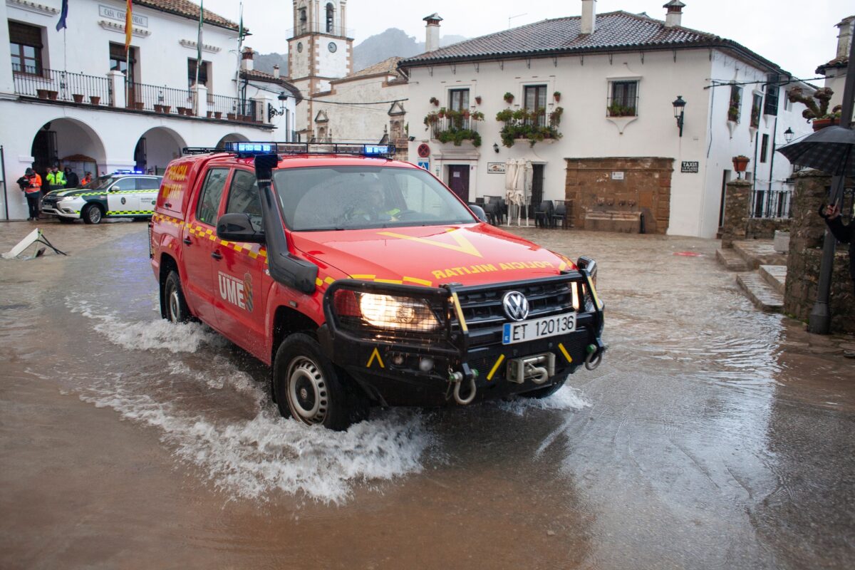 Desalojo preventivo de Grazalema