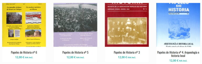 Llamamiento para publicar artículos en el nº 7 de la revista Papeles de Historia