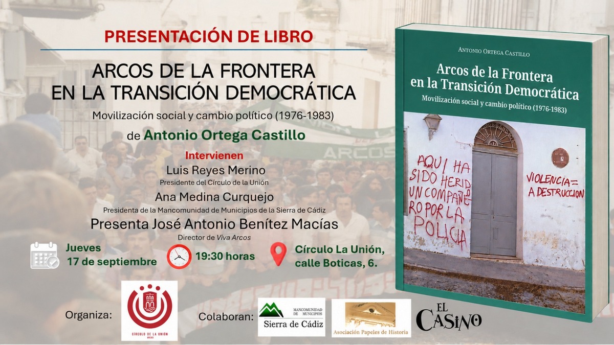 Cartel de la presentación.